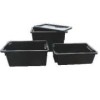 IH060D Crate 32lt Solid, Black Recycled (No 7 Crate)