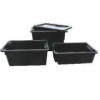 IH078D Crate 68lt Solid Black Recycled (No 15 Crate)