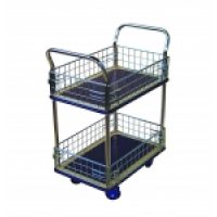 Trolley Cage: NB127 Prestar 2 Tier Trolley with Cage Sides