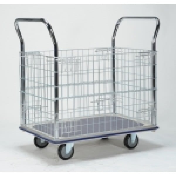 Trolley Cage: HG313 Platform Trolley with Cage Sides 1